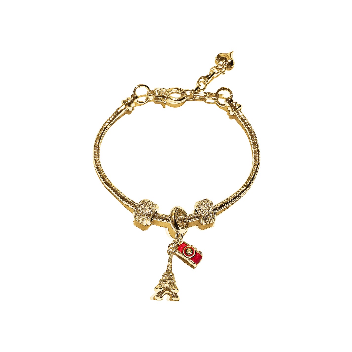 Pulsera Paris bañada en oro (PA28)